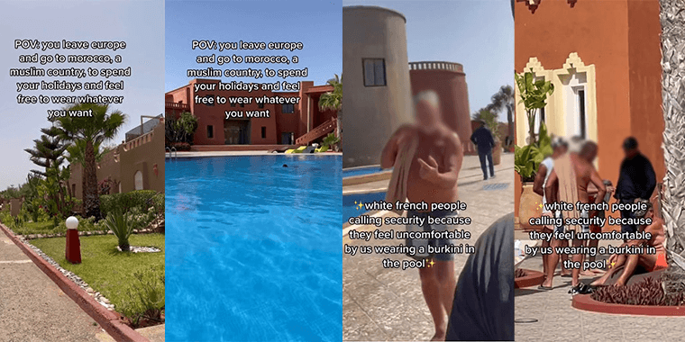سياح فرنسيون يرفضون وجود فتاة بـ”البوركيني” في مسبح فندق بمراكش