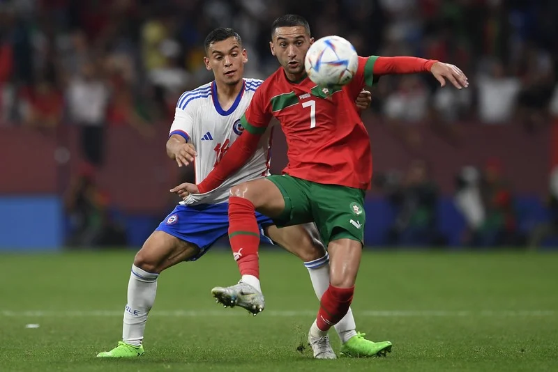 منتخب “أسود الأطلس” يُقنع الجماهير بالأداء والانتصار على الشيلي في مباراة ودية