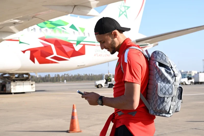بعثة المنتخب المغربي بقيادة الركراكي تسافر إلى قطر