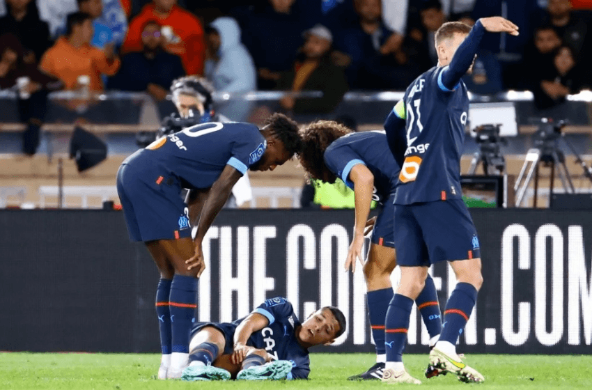 أولمبيك مارسيليا يعلن إصابة أمين حارث بـ”التواء في الرباط الصليبي للركبة اليسرى”