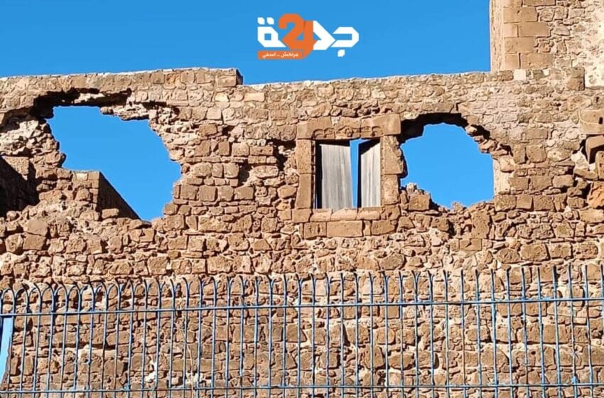 “قصر البحر لآسفي” يدخل آخر مراحل الاحتضار قبل السقوط النهائي قبل حتى انطلاق دراسة ترميمه- صور
