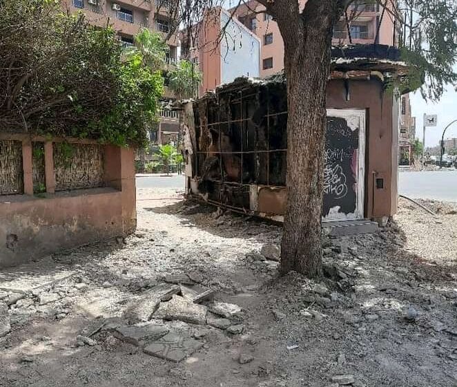 أصبح مرتعا للمتشردين ..كشك مهجور يسائل سلطات مراكش