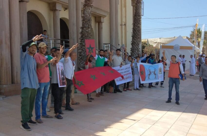 عاطلون يطالبون بالتشغيل تزامنا مع انعقاد موسم مولاي عبد الله أمغار