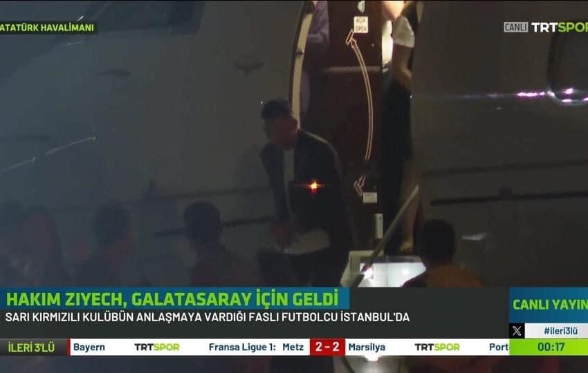  جماهير غلطة سراي تتوافد على مطار إسطنبول لإستقبال  حكيم زياش