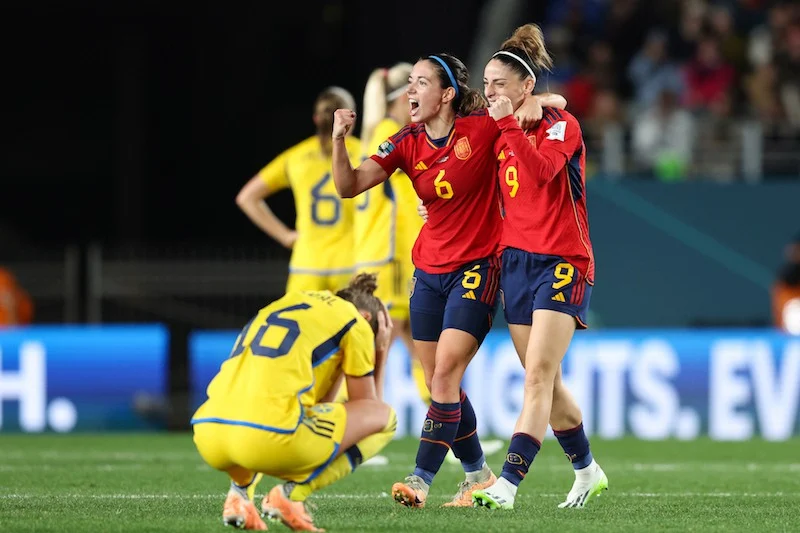  إسبانيا تتأهل إلى نهائي مونديال السيدات