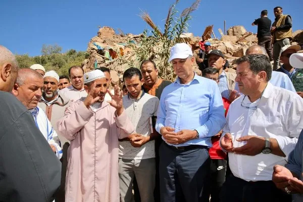  وزير الفلاحة يتفقد سلاسل الإنتاج الحيوانية والفلاحية المتضررة جراء الزلزال بإقليم تارودانت