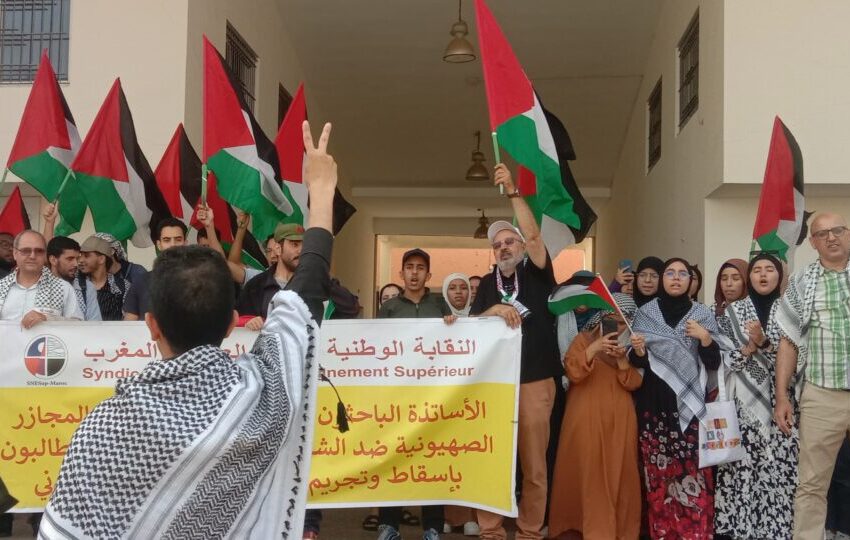  قضية العميد والكوفية الفلسطينية تخرج أساتذة التعليم العالي للاحتجاج