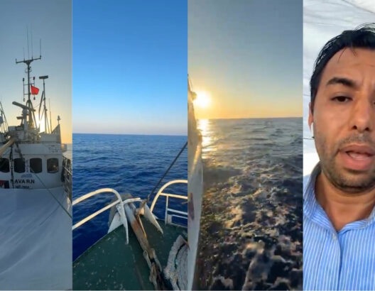 سلطات الاحتلال الإسرائيلي تفرج عن الصحافي محمد البقالي وأفراد طاقم السفينة “حنظلة”